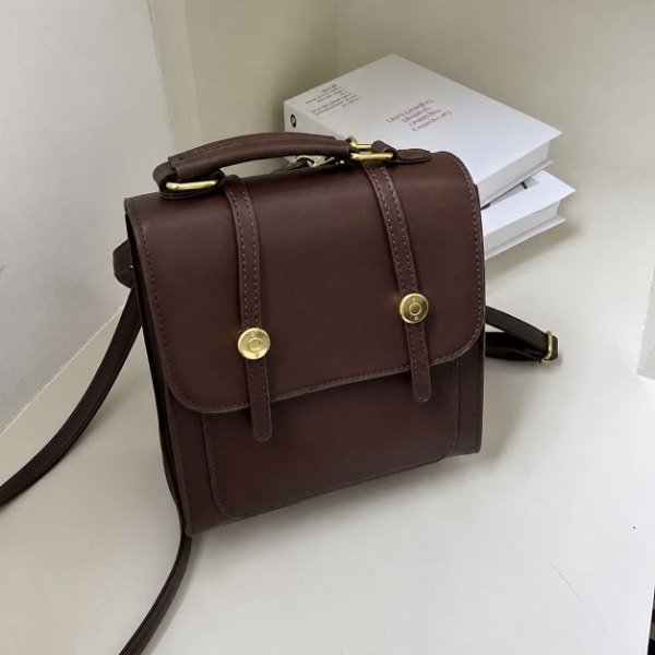 Producto - CARTERA MOCHILA 2 EN 1 BASIC - CHOCOLATE