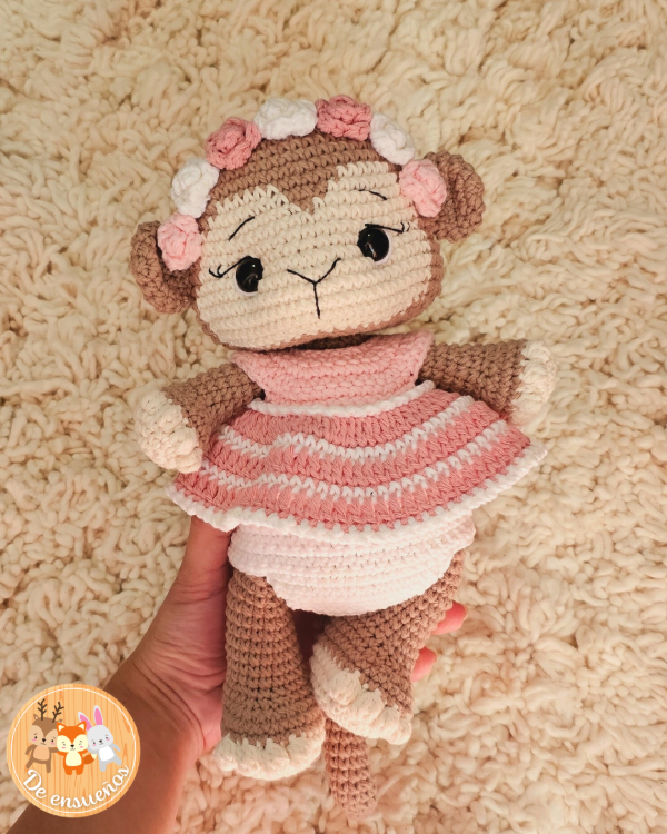 Producto - Bebe Dora, la monita - Guía de tejido