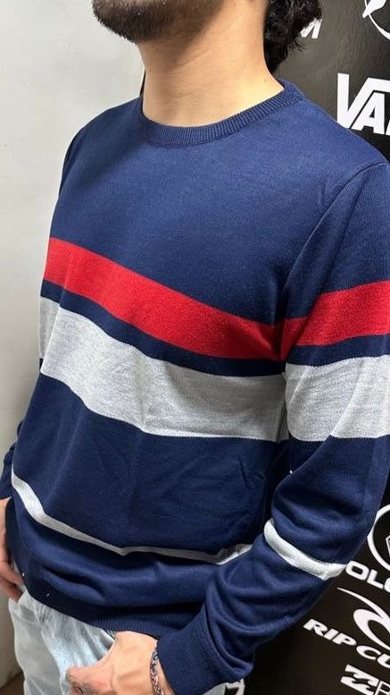 Producto - Sweater azul rayado
