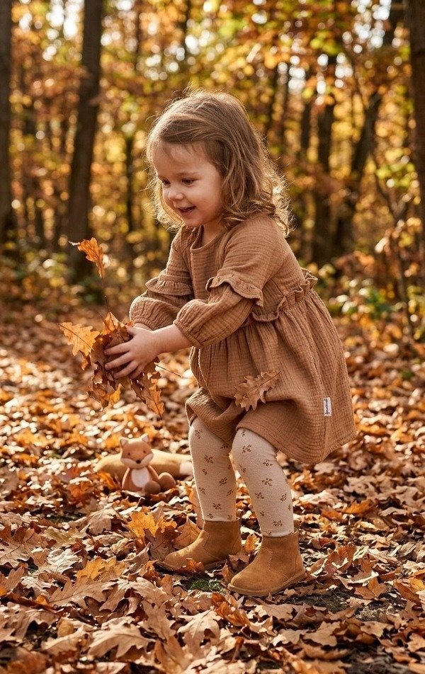 Producto - Vestido gasa JAZMÍN CAMEL