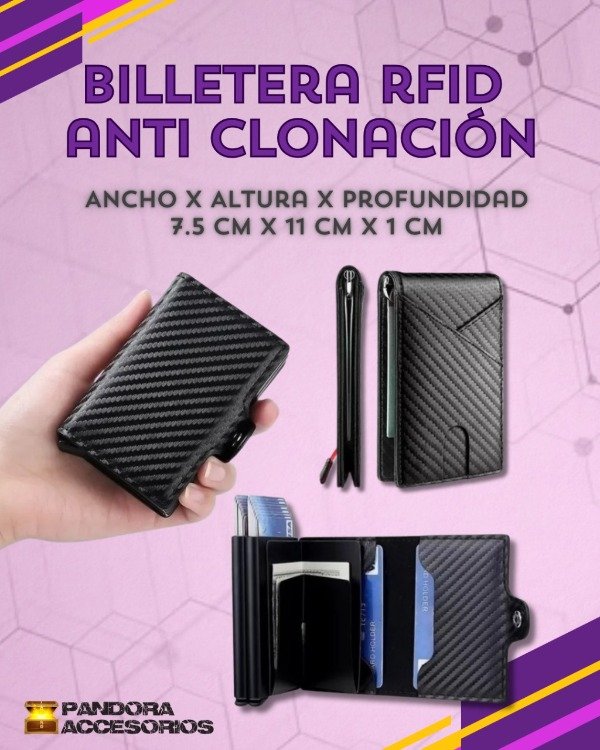 Producto - Billetera RFID Anti-Clonación