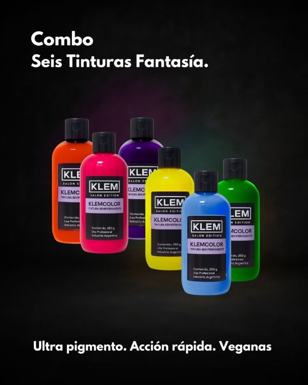 Producto - Seis tinturas Fantasía