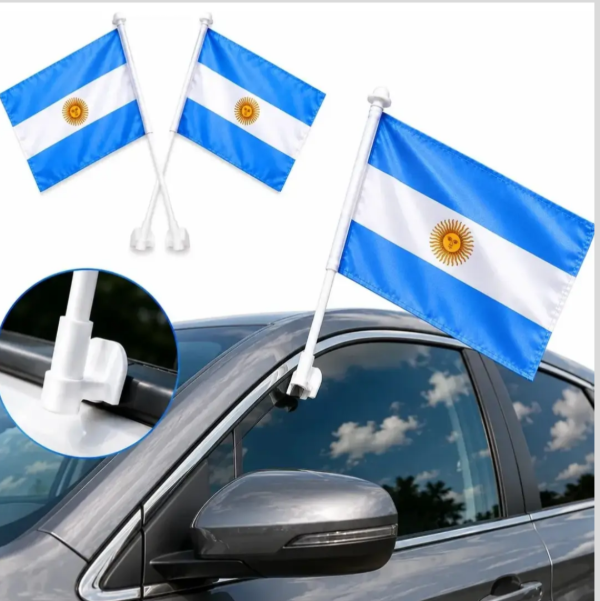 Producto - Bandera para auto argentina