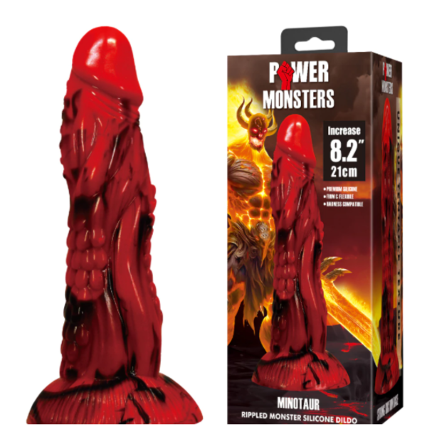 Producto - Dildo Monster Minotaur con Sopapa - Pretty Love 21cm