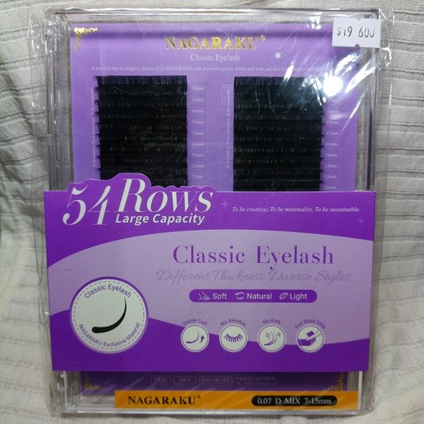 Producto - Pestañas Pelo x pelo clásicas 0.07 D MIX