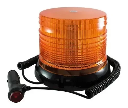 Producto - BALIZAS LED AZUL/ROJA/AMBAR/TRANSPARENTE C/FLASH REDONDA C/IMÁN 12-24V BA-014
