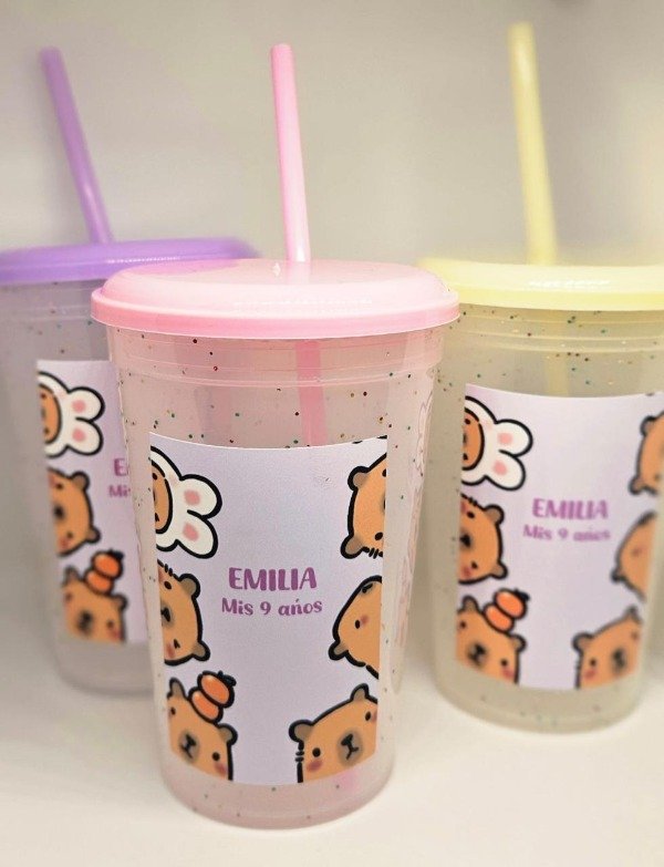 Producto - Vaso con glitter - 1