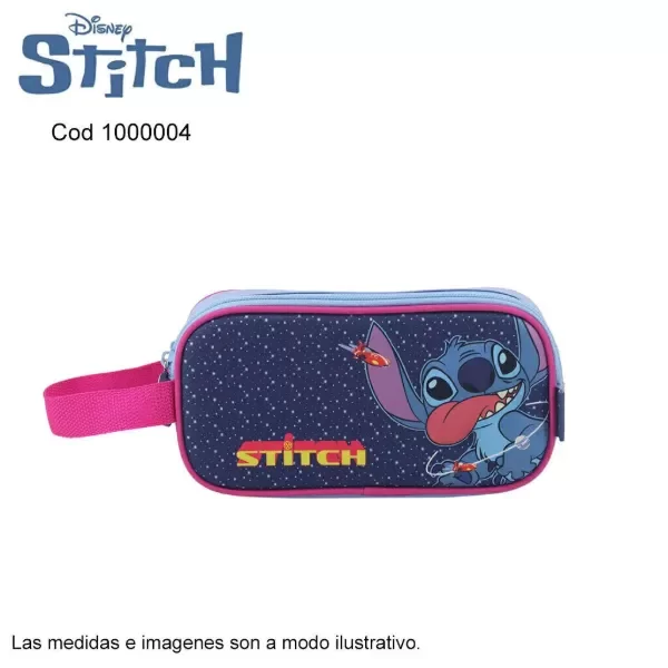 Producto - CARTUCHERA 2 CIERRES DISNEY STICTH