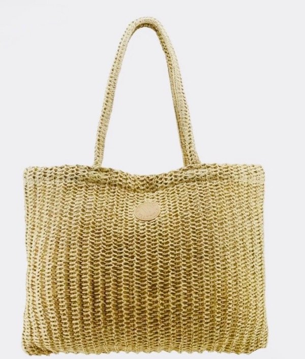 Producto - Bolso Playero Rafia Beige