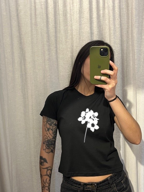 Producto - Baby tee - Botanica Negra - PREVENTA - 1
