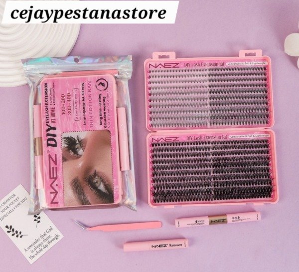 Producto - KIT PESTAÑAS NAEZ DIY 10D + 20D + 30D + 40D