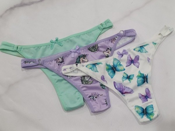 Producto - Pack x 3 colaless vintage microfibra 4015