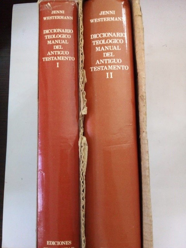 Producto - Diccionario teológico manual del Antiguo Testamento - Jenni Westermann - 2 vols