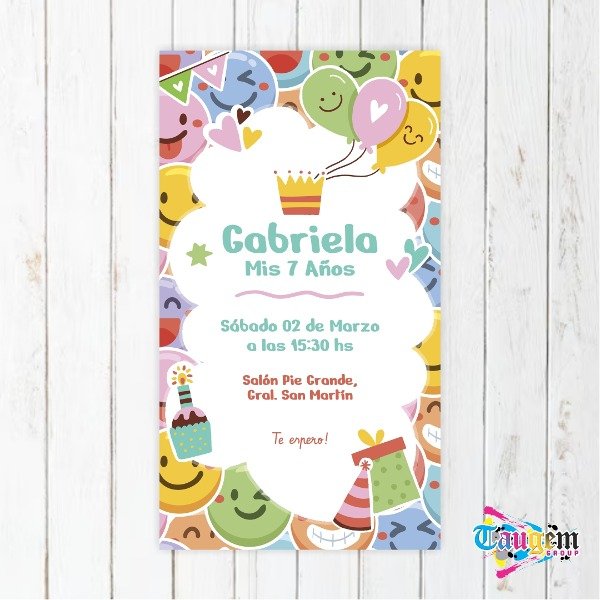 Producto - Invitación Digital - Emojis