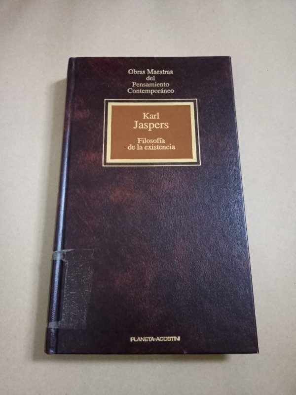 Producto - Filosofía de la existencia - Karl Jaspers - Planeta Agostini 1994