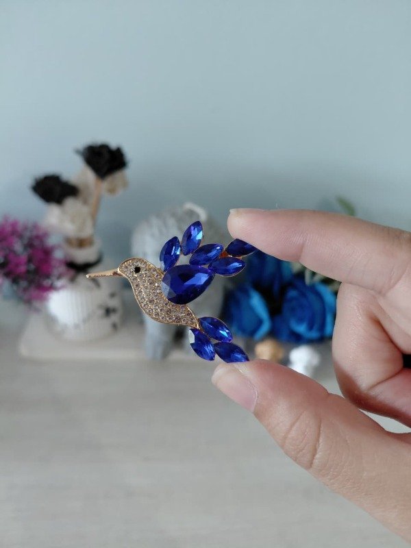 Producto - Pin metalizado - Pájaro azul