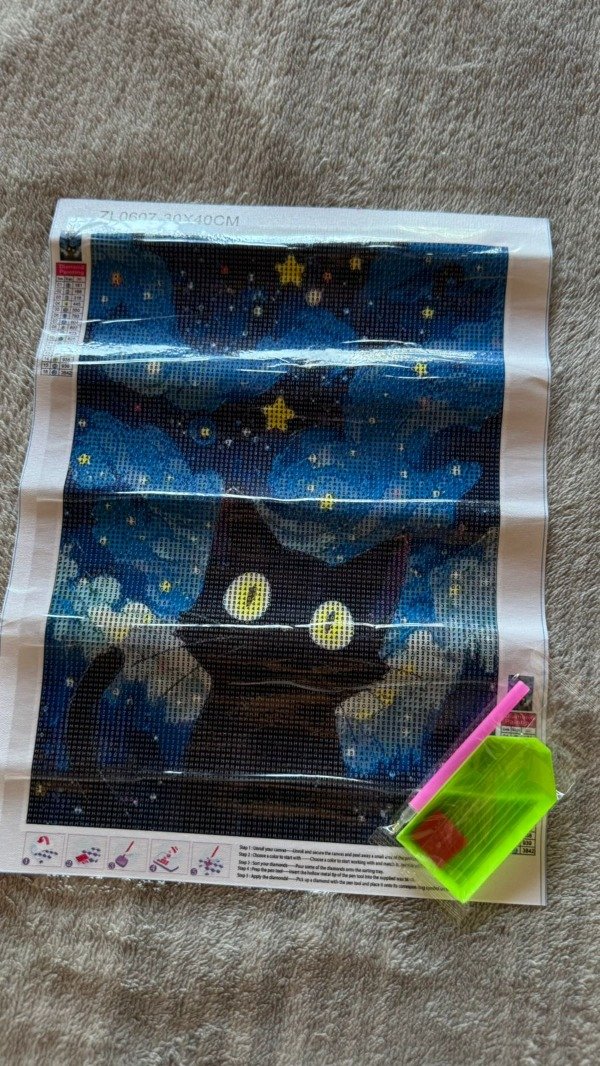 Producto - Diamond black cat