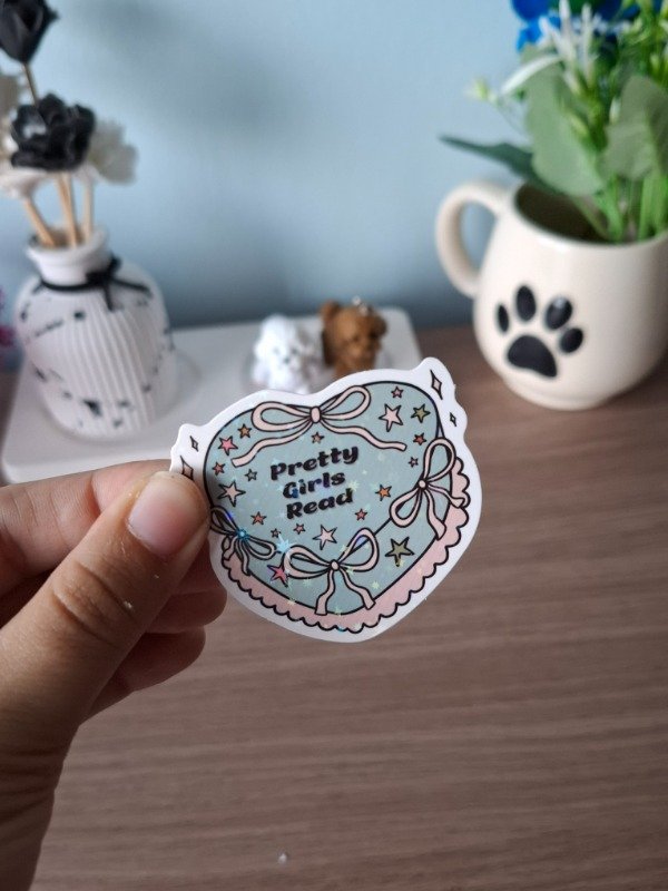 Producto - Stickers brillantes - Colección "Leyendo" 062