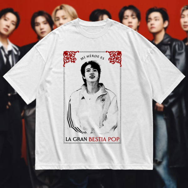 Producto - REMERA LA BESTIA POP X BTS OVERSIZE - 2