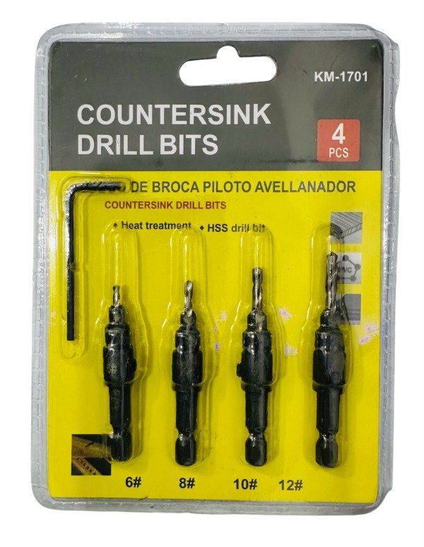 Producto - MECHAS BROCA AVELLANADOR SET X 5