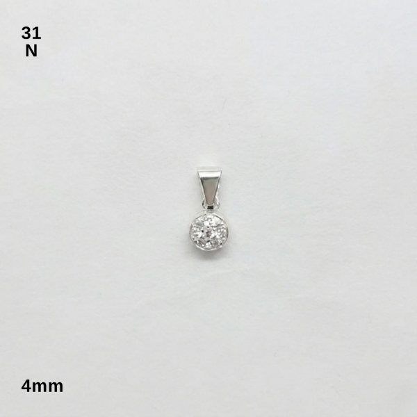 Producto - DIJ.N.LAM-#35-36- Dije circulo 4mm (DÓLAR)