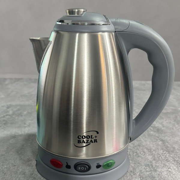 Producto - PAVA ELÉCTRICA DE ACERO INOXIDABLE CON CORTE PARA MATE Y CAFE 1.8L 1500WATS