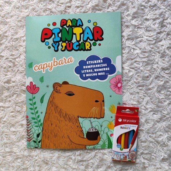 Producto - CAPIBARA PARA COLOREAR