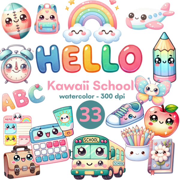 Producto - Escuela Kawaii - Imágenes PNG - KA08