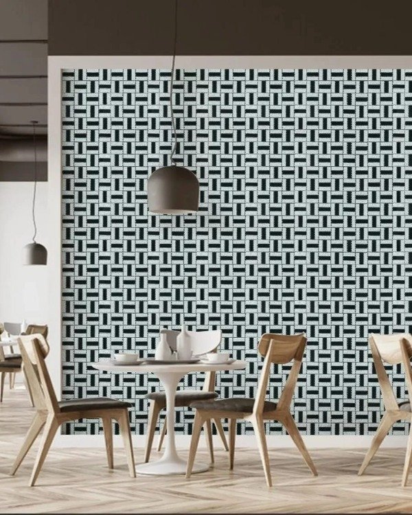 Producto - MALLA 30x30 COLOR NEGRO Y PLATEADO DE VENECITAS CON ADHESIVO