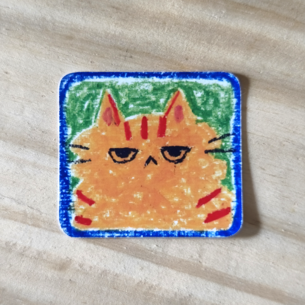 Producto - sticker cuadrillé crayon