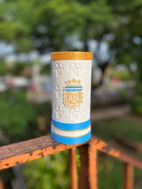 Producto - Porta Lata Cerveza Argentina Campeones 3 Estrellas 3d 473 ML