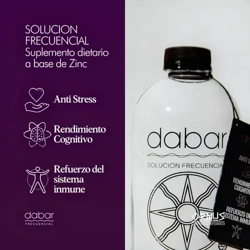 Producto - Solución Frecuencial Dabar Suplemento a Base De Zinc - 500 ML