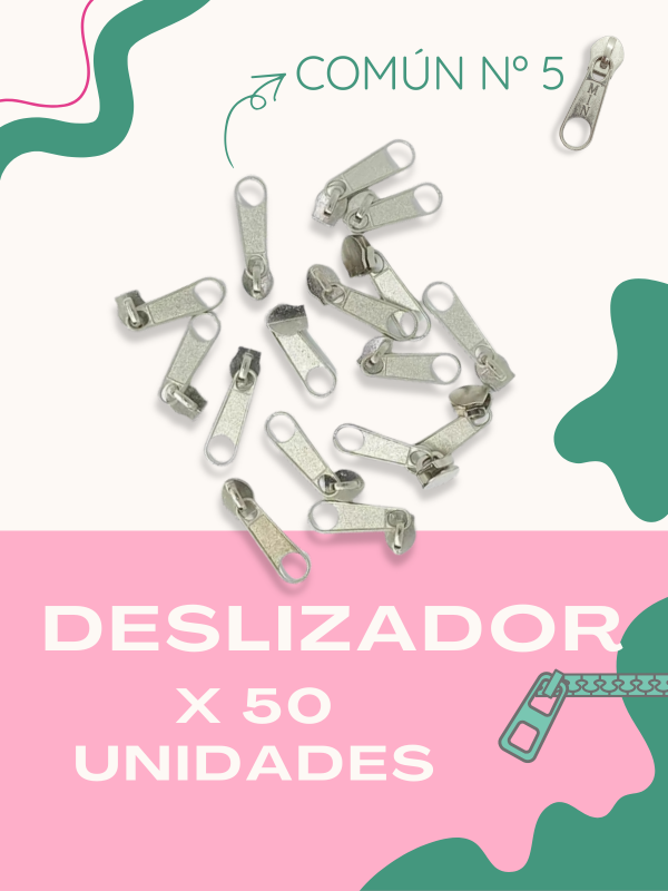 Producto - DESLIZADOR COMÚN N5 - POR 50 UNI.
