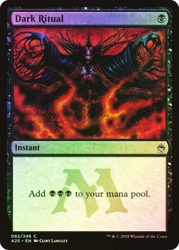 Producto - Dark Ritual Foil  Masters 25