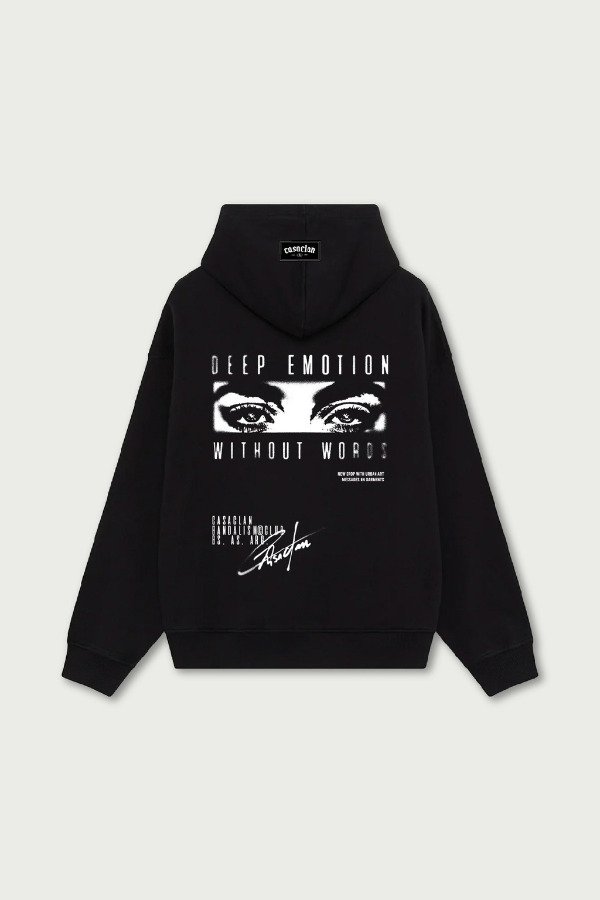 Producto - HOODIE EMOTION BLACK