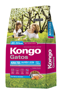 Producto - Kongo Natural Gato Adulto Salmón y Atún 15 kg