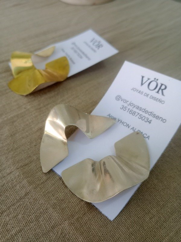 Producto - Aros YHON bronce o alpaca