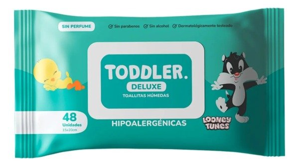 Producto - Toddler Deluxe Toallitas Húmedas Bebé Sin Perfume 48
