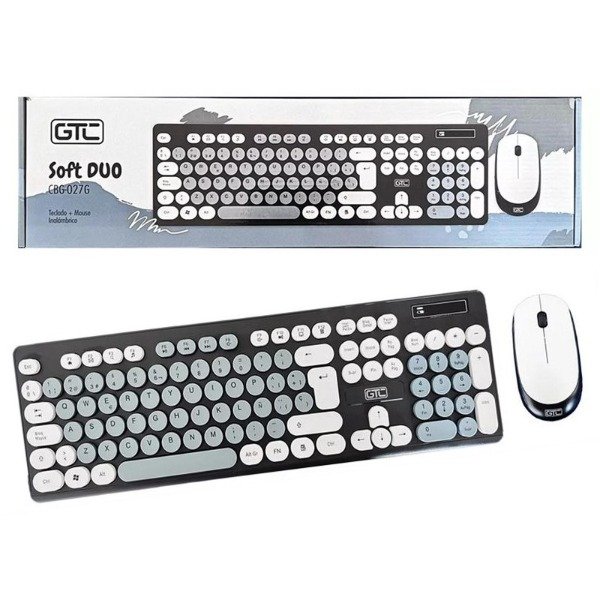 Producto - KIT GTC TECLADO + MOUSE WIRELESS CBG-027G