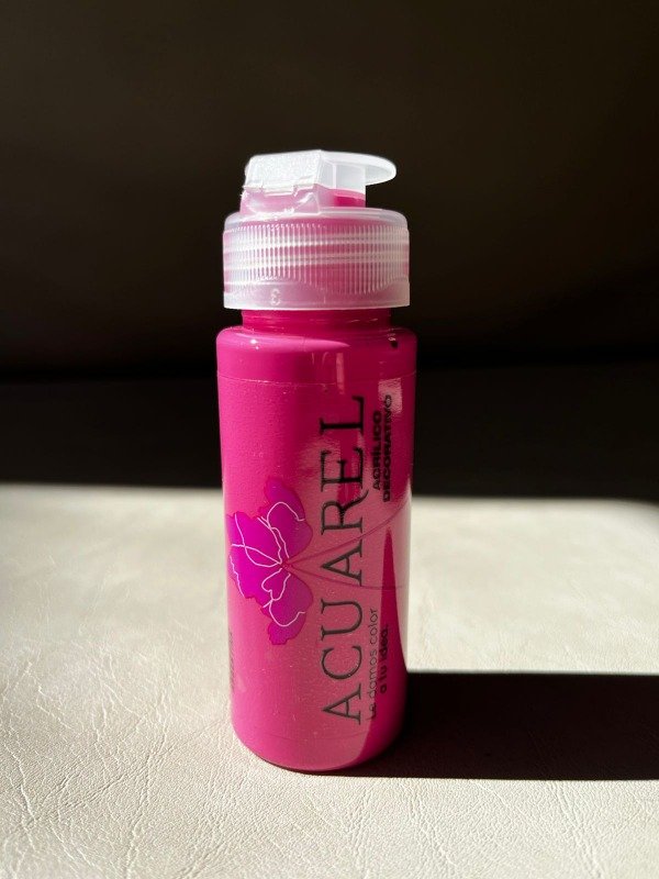 Producto - ACRILICO ACUAREL 60CC ROSA CHICLE