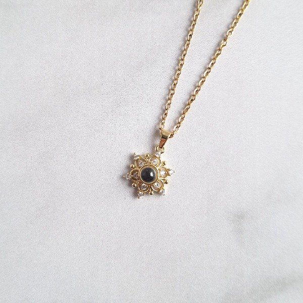 Producto - Collar "TE AMO EN 100 IDIOMAS" flor - 5