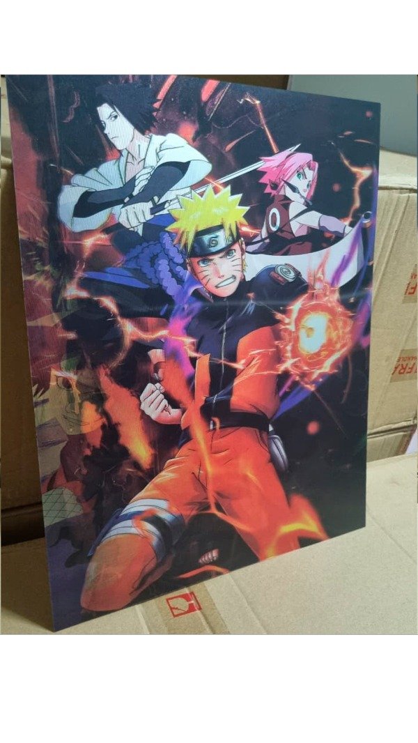 Producto - Poster Lenticular A3 Naruto/Itachi/Sakura