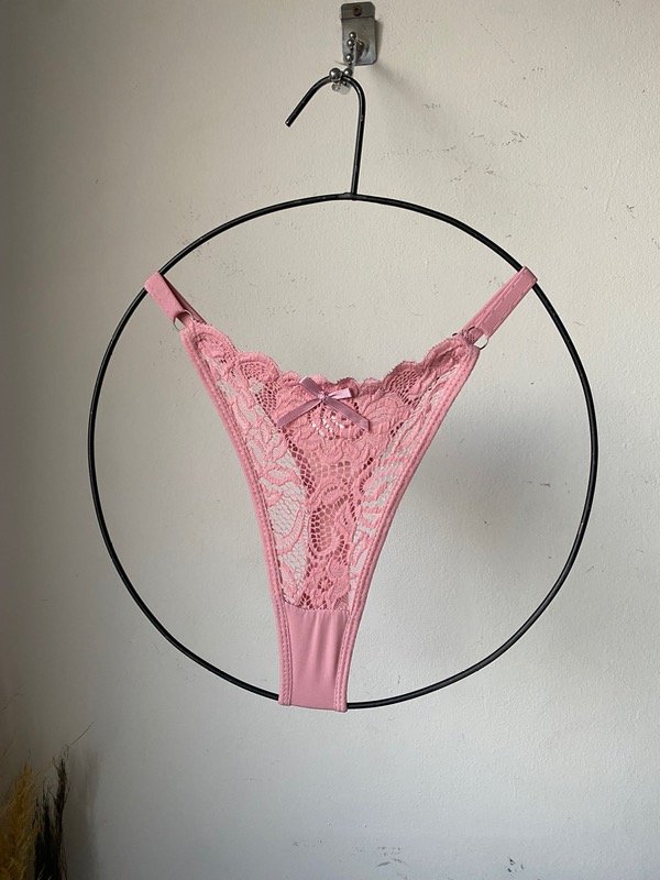 Producto - Less encaje rosa