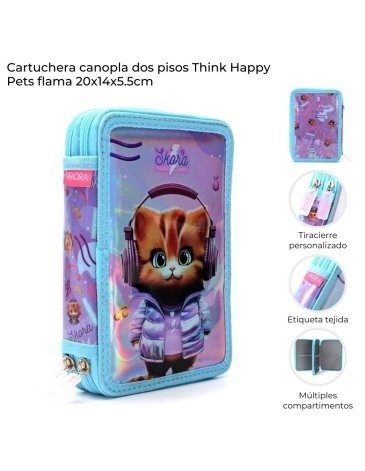 Producto - Cartuchera gatito niña - Skora