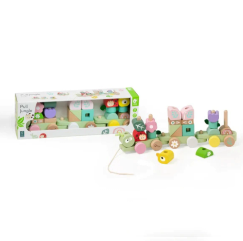 Producto - TRENCITO ENCASTRE JUNGLA