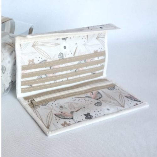 Producto - Billetera grande colibrí tostado
