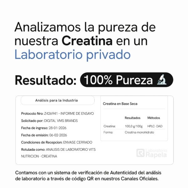 Producto - Creatina Monohidratada Micronizada en Polvo - 2