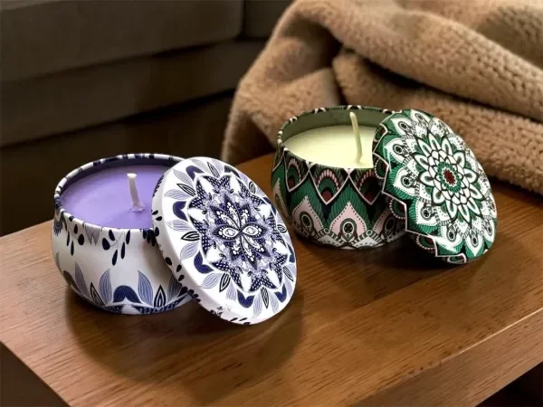 Producto - Vela aromática en latita premium 5x5cm - Iluminarte - 1