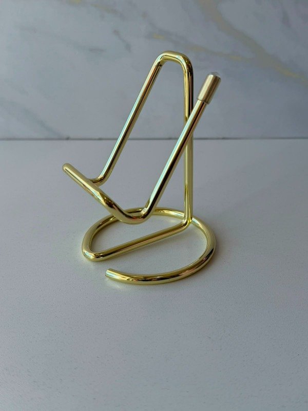Producto - Soporte Pinterest metalico dorado