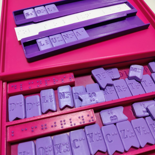 Producto - Set de Letras Móviles  - Braille y Visual - - 0